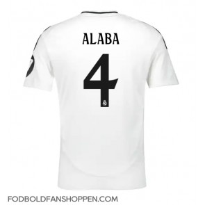 Real Madrid David Alaba #4 Hjemmebanetrøje 2024-25 Kortærmet